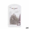 Clips Plateado Mediano Metal (24 Unidades)