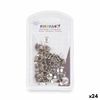 Chinchetas Plateado Metal (24 Unidades)