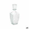Botella De Cristal Licor Estrellas Transparente 900 Ml (12 Unidades)