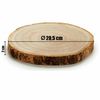 Tronco Decorativo Marrón Madera De Paulonia 18 X 2 X 18 Cm (18 Unidades)