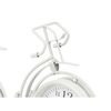 Reloj De Mesa Bicicleta Blanco Metal 33 X 22,5 X 4,2 Cm (4 Unidades)