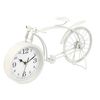 Reloj De Mesa Bicicleta Blanco Metal 38 X 20 X 4 Cm (4 Unidades)