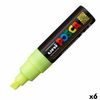 Marcador Posca Pc-8k Fluor Amarillo (6 Unidades)