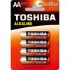 Pack De 4 Pilas Aa Toshiba Lr6 Eco/ 1.5v/ Alcalinas