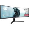 Iiyama G-master Red Eagle Curved Pantalla Para Pc 114,3 Cm (45") 5120 X 1440 Pixeles Dual Qhd Led Negro