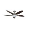 Ventilador De Techo Hunter Con Luz 50612 Contempo 132 Nogal Oscuro O Cerezo / Cromado