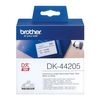 Etiquetas Para Impresora Brother Dk-44205 62 Mm X 30,48 M Negro/blanco (3 Unidades)