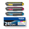 Toner Brother Tn241cmy Pack  3 Colores  1400pag