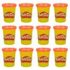 Pack De 12 Botes Rojos Plastilina - Juguete Creativo - Play-doh  - 24 Meses+