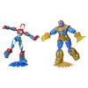 Iron Patriot Vs Thanos - Figura - Marvel Avengers Bend And Flex - 4 Años+