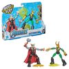 Thor Vs Loki - Figura - Marvel Avengers Bend And Flex - 4 Años+