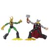 Thor Vs Loki - Figura - Marvel Avengers Bend And Flex - 4 Años+