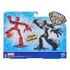 Venom Vs Carnage - Figura - Spiderman Bend And Flex - 4 Años+