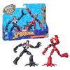 Venom Vs Carnage - Figura - Spiderman Bend And Flex - 4 Años+