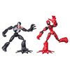 Venom Vs Carnage - Figura - Spiderman Bend And Flex - 4 Años+