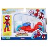 Marvel - Spidey Y Su Superequipo - Spidey Con Motocicleta - Figura - Spidey And His Amazin