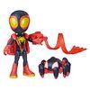 Marvel Spidey And His Amazing Friends - Web-spinners - Figura De Miles Morales Spider-man