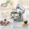 Kenwood Robot De Cocina Multifunción Kmix Kmx750wh. Bol Metálico Con Asa De 5 L. Varillas Batidoras, Mezclado K, Gancho Amasar