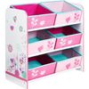 Gabinete De Almacenamiento - 6 Contenedores - Rosa Moose Toys