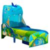 Cama De Niño Cajón Dinosaurios Azul Verde 142x77x138 Cm Worlds Apart