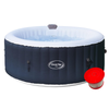 Spa Inflable De 6 -seater - Cleverspa Turin Model - Filtro Y Lona Incluidos | Diámetro 208 Cm | Relajante Y Elegante | Trendyflair