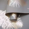 Papel Pintado Fawning Feather Gris Y Oro Rosa Dutch Wallcoverings