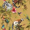 Papel Pintado De Pared Lemur Color Ocre Dutch Wallcoverings