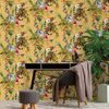 Papel Pintado De Pared Lemur Color Ocre Dutch Wallcoverings