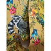 Papel Pintado De Pared Lemur Color Ocre Dutch Wallcoverings