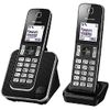 Panasonic Kt-tgd312 Teléfono Dect Negro Identificador De Llamadas
