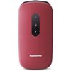 Panasonic Kx-tu446exr 6,1 Cm (2.4') 110 G Rojo Teléfono Para Personas Mayores