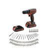 Taladro-atornillador - Batería Li Ion 2x18 V Black + Decker