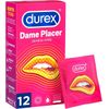 Preservativos Con Estrías Y Efecto Calor Fáciles De Poner, 12 Unidades, Durex