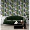 Papel Pintado Passion Flower Blanco Y Verde Dutch Wallcoverings