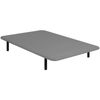 Base Tapizada Malla 3d Reforzada Con 5 Barras Transversales - Gris - 105x190cm