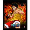 Póster 3d Brothers Burning Rage Luffy & Ace One Piece Collectors Limited Edition