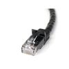 Startech.com - Cable De Red Ethernet Snagless Sin Enganches Cat 6 Cat6 Gigabit 15m - Negro