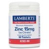 Zinc 15 Mg Lamberts 90 Tabletas