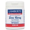 Zinc 15 Mg Lamberts 180 Tabletas