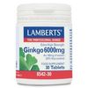 Ginkgo Biloba 6.000 Mg Lamberts 180 Tabletas