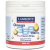 Omega 3-6-9 Con Vitamina D3 Lamberts, 120 Cápsulas