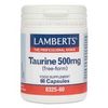 Taurina 500 Mg Lamberts, 60 Capsules