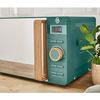 Nordic Microondas Digital, 20l, 6 Niveles, Temporizador, Tirador Efecto Madera, Diseño Verde 800w Swan Sm22036greneu