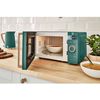 Nordic Microondas Digital, 20l, 6 Niveles, Temporizador, Tirador Efecto Madera, Diseño Verde 800w Swan Sm22036greneu