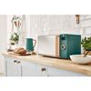 Nordic Set Desayuno, Hervidor Agua 1,7l, Tostadora  4 Rebanadas, Microondas 20l Digital, Diseño Verde  Swan Strp1061greneu