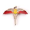 Pin Harry Potter Fenix Fawkes Chapado En Oro Rosa