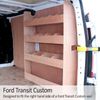 Estantería De Madera Contrachapada Para Furgoneta Ford Transit 102cm X 30cm X 136cm