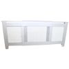 Cubreradiador Para Esconder Radiadores En Mdf Blanco Elegante 1400mm - 1920mm