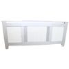 Cubreradiador Para Esconder Radiadores En Mdf Blanco Elegante 1400mm - 1920mm