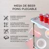 Mesa De Beer Pong Plegable De 2,4m